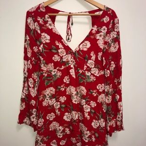 Streetwear society red flora dress